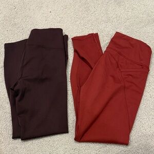 All in Motion Rust and brown Leggings